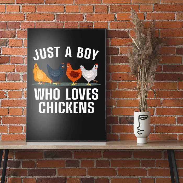 Cute Chicken Design Farming Chicken Lover Poster