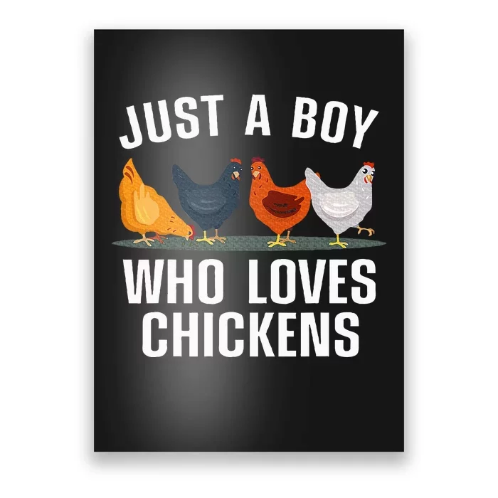 Cute Chicken Design Farming Chicken Lover Poster