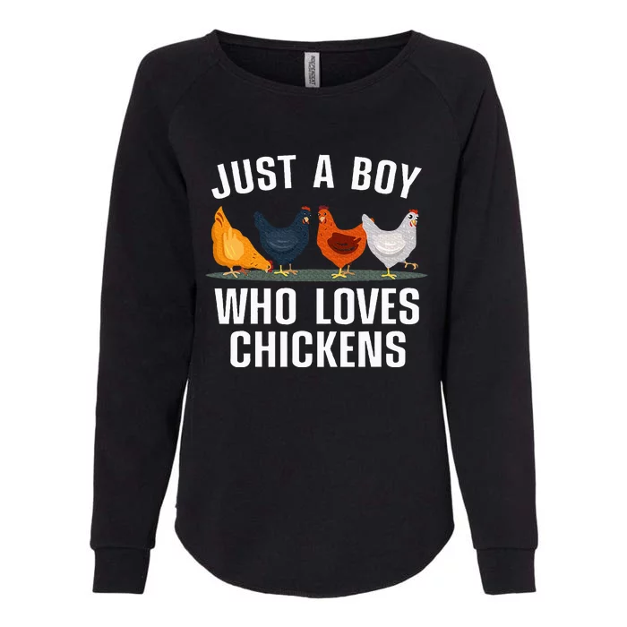 Cute Chicken Design Farming Chicken Lover Womens California Wash Sweatshirt