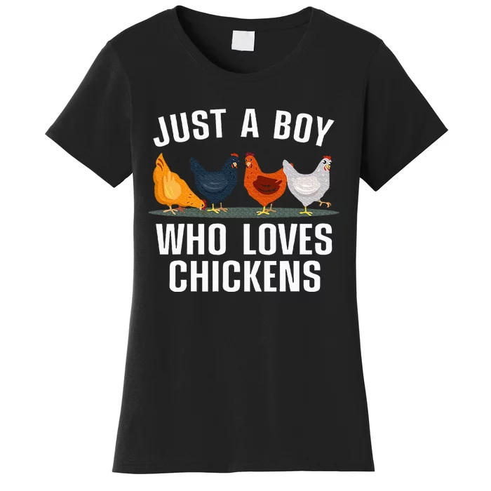 Cute Chicken Design Farming Chicken Lover Women's T-Shirt