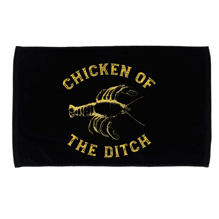 Crawfish Chicken Ditch Retro Cajun Food Gift Microfiber Hand Towel