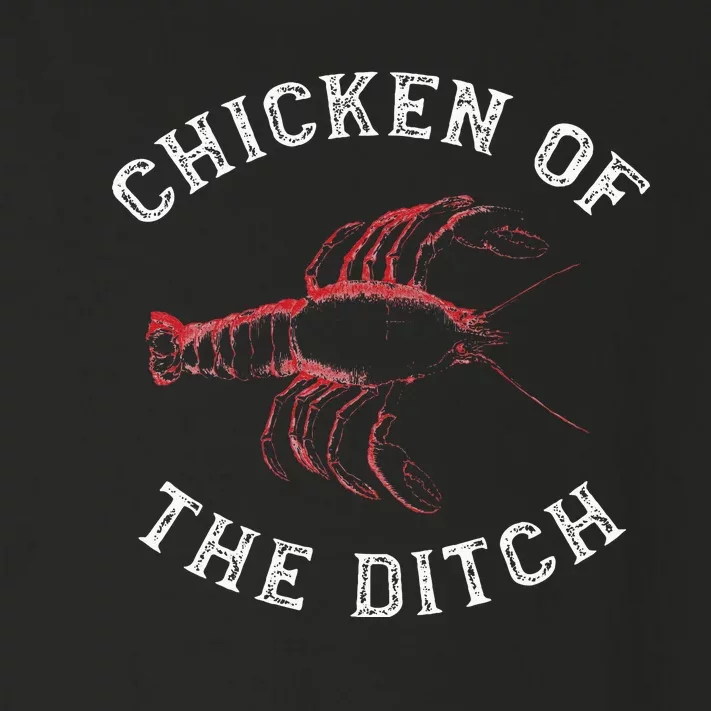 Crawfish Chicken Ditch Retro Cajun Food Gift Toddler Long Sleeve Shirt