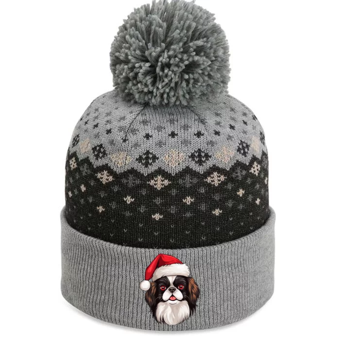 Christmas Chihuahua Dog Santa Hat Funny Xmas Great Gift The Baniff Cuffed Pom Beanie