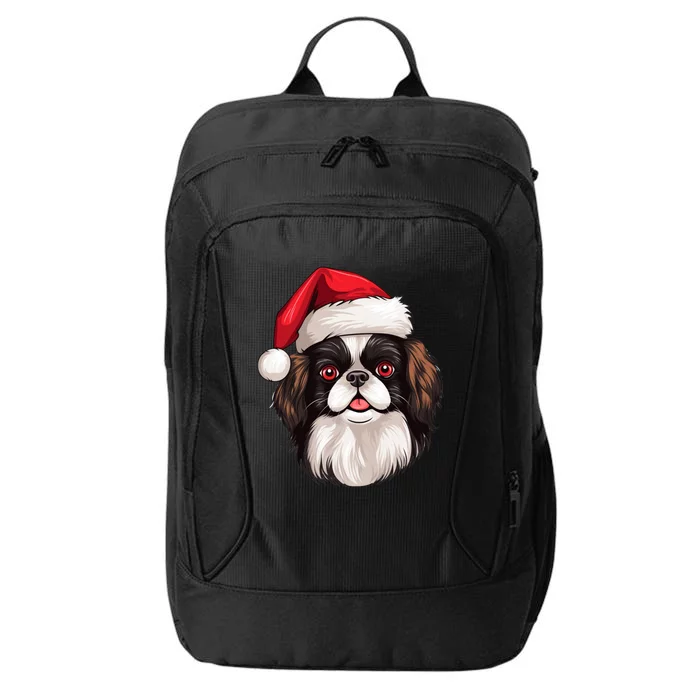 Christmas Chihuahua Dog Santa Hat Funny Xmas Great Gift City Backpack