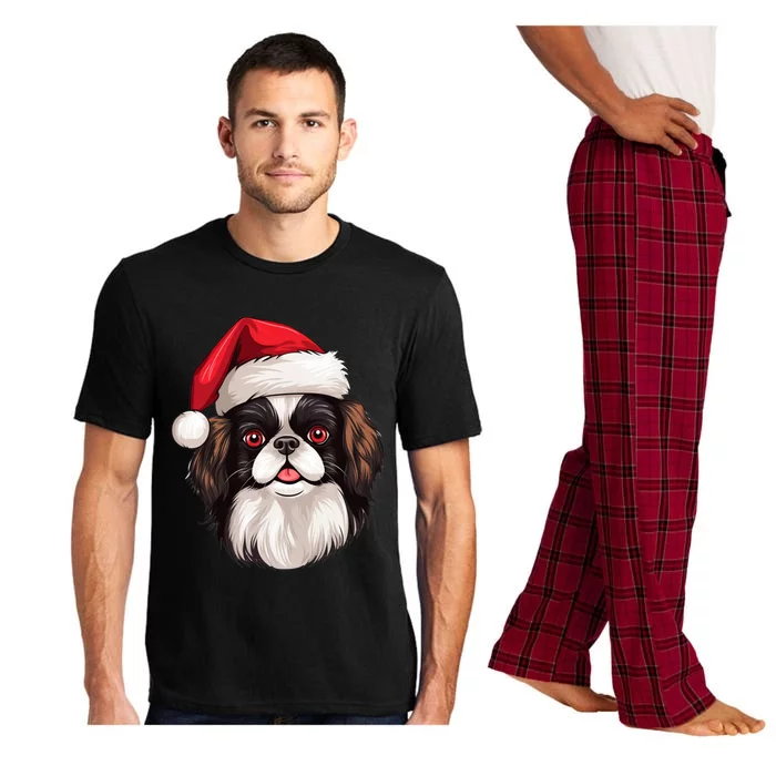 Christmas Chihuahua Dog Santa Hat Funny Xmas Great Gift Pajama Set