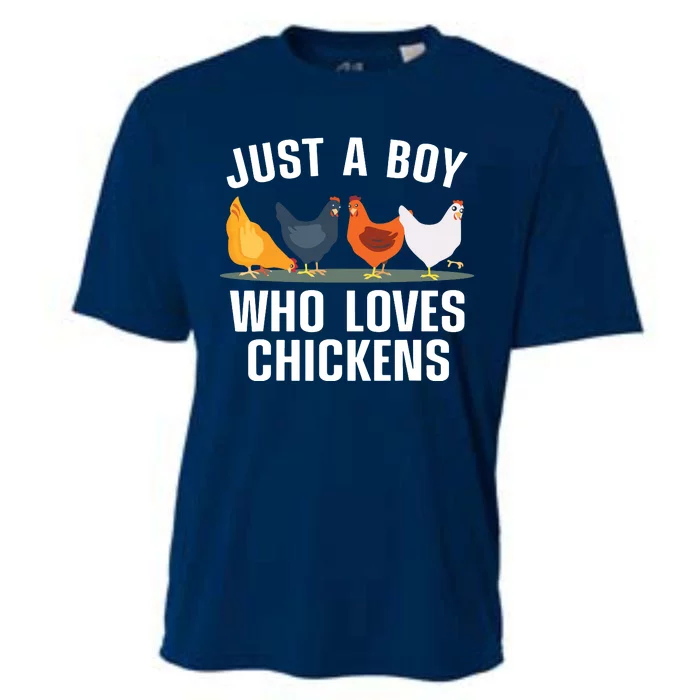 Cute Chicken Design For Men Farming Chicken Lover Cooling Performance Crew T-Shirt