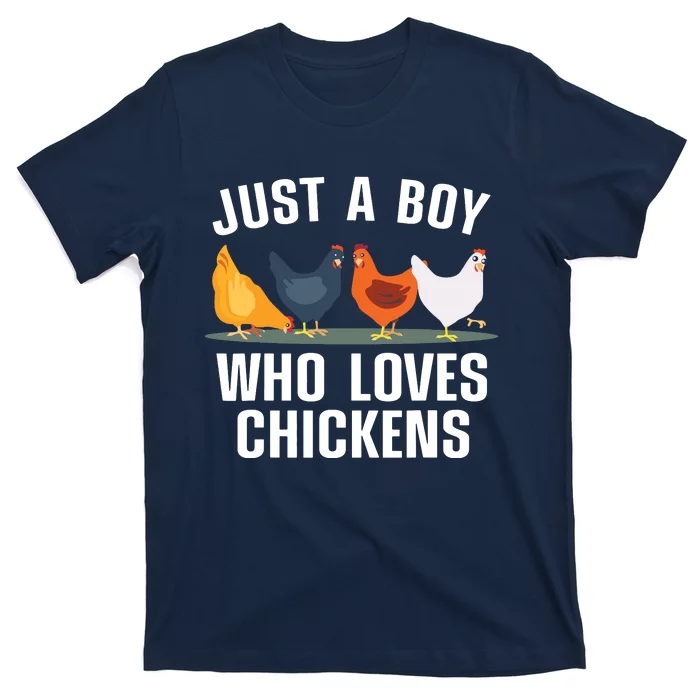 Cute Chicken Design For Men Farming Chicken Lover T-Shirt