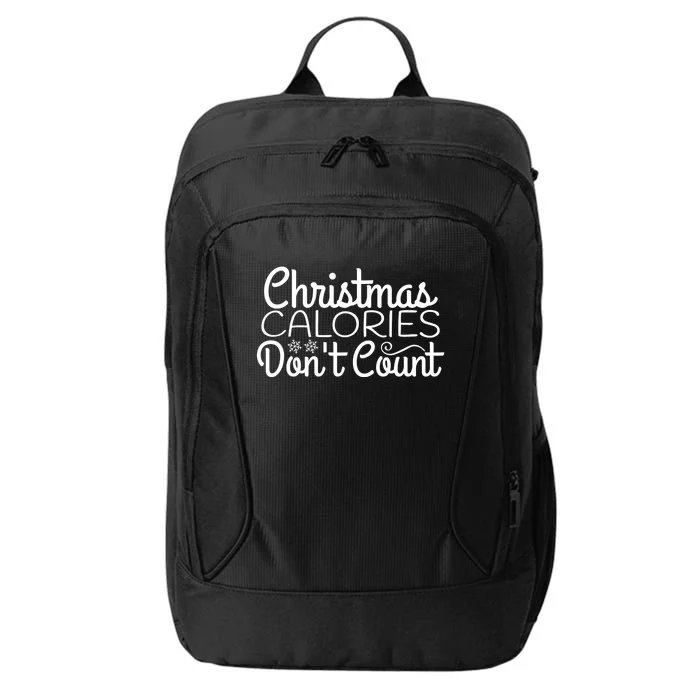 Christmas Calories Don't Count Funny City Backpack