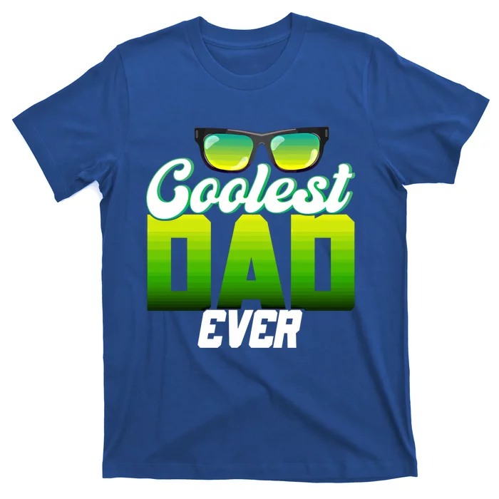 Cute Coolest Dad Around Worlds Coolest Dad Ever Coolest Dad Great Gift T-Shirt