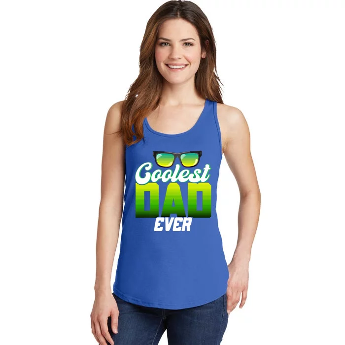 Cute Coolest Dad Around Worlds Coolest Dad Ever Coolest Dad Great Gift Ladies Essential Tank