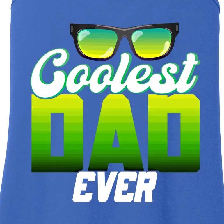 Cute Coolest Dad Around Worlds Coolest Dad Ever Coolest Dad Great Gift Ladies Essential Tank