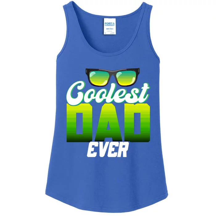 Cute Coolest Dad Around Worlds Coolest Dad Ever Coolest Dad Great Gift Ladies Essential Tank