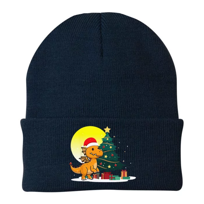 Christmas Cute Dragon Santa Hat Knit Cap Winter Beanie