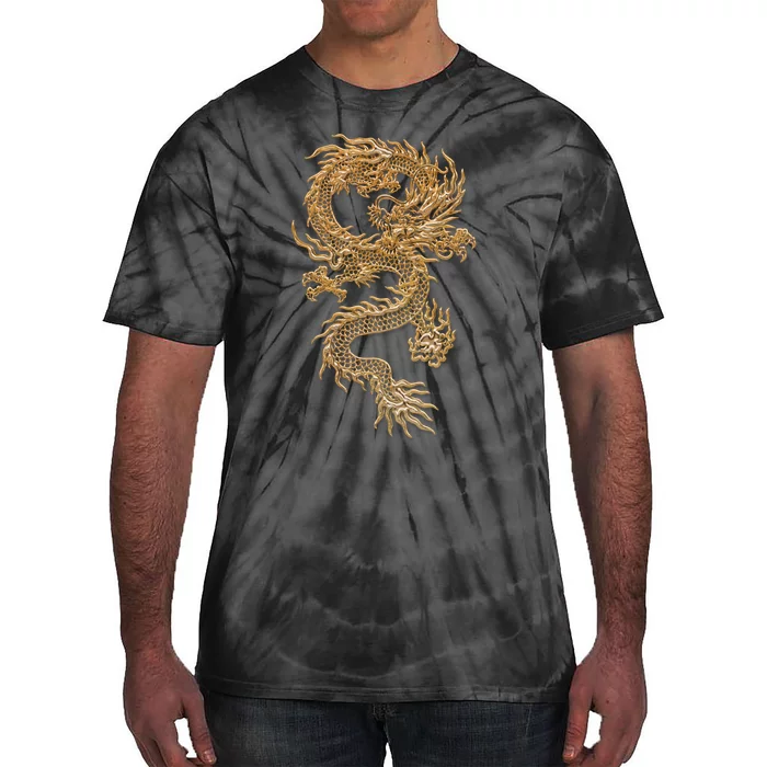 Chinese Culture Dragon Asian Gift Tie-Dye T-Shirt