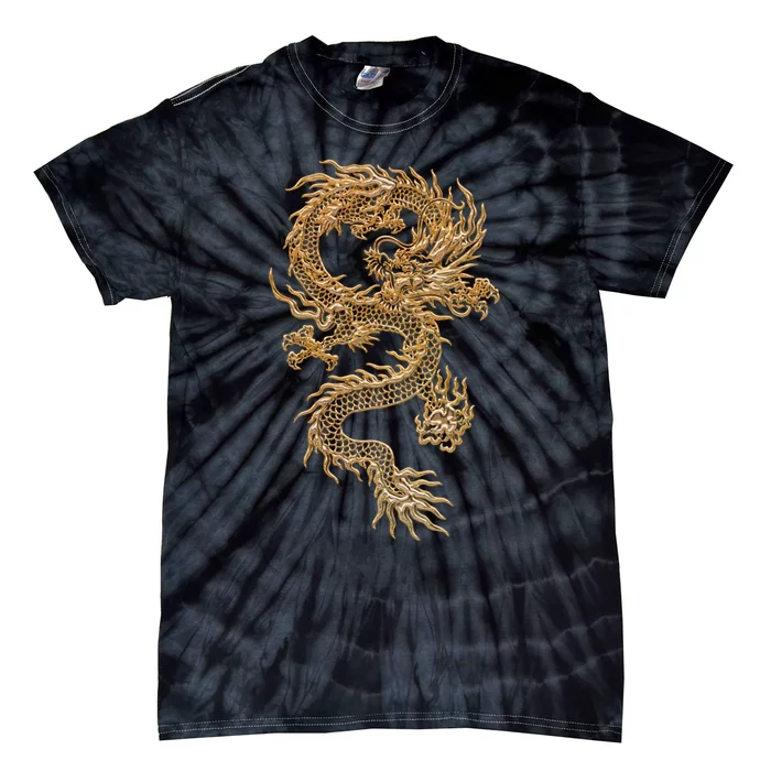 Chinese Culture Dragon Asian Gift Tie-Dye T-Shirt