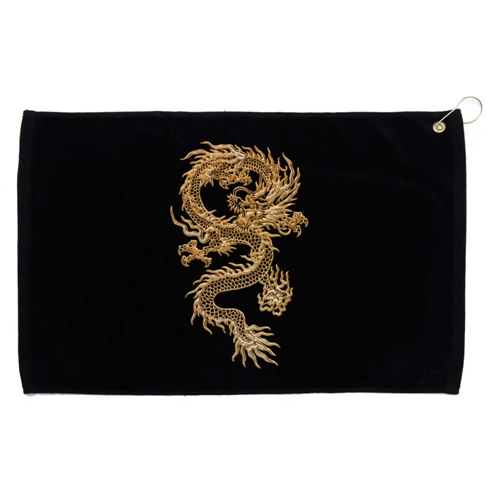 Chinese Culture Dragon Asian Gift Grommeted Golf Towel