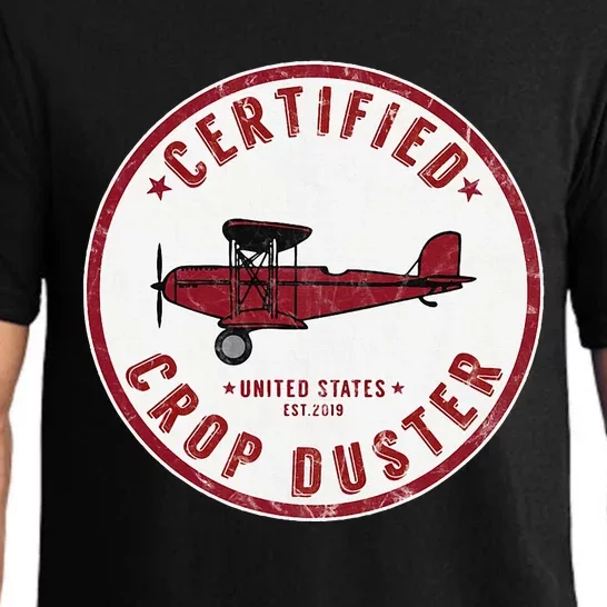 Certified Crop Duster Planes And Aerial Pajama Set