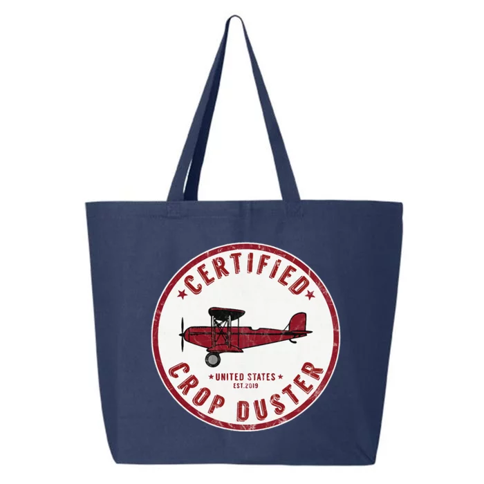 Certified Crop Duster Planes And Aerial 25L Jumbo Tote