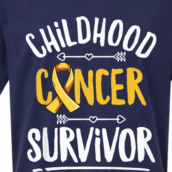 Childhood Cancer Design For A Childhood Cancer Survivor Sueded Cloud Jersey T-Shirt