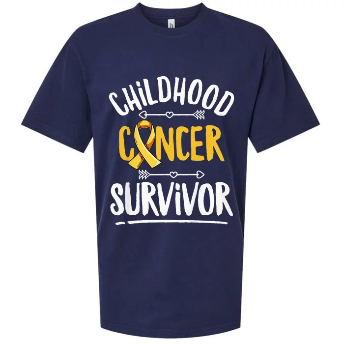 Childhood Cancer Design For A Childhood Cancer Survivor Sueded Cloud Jersey T-Shirt