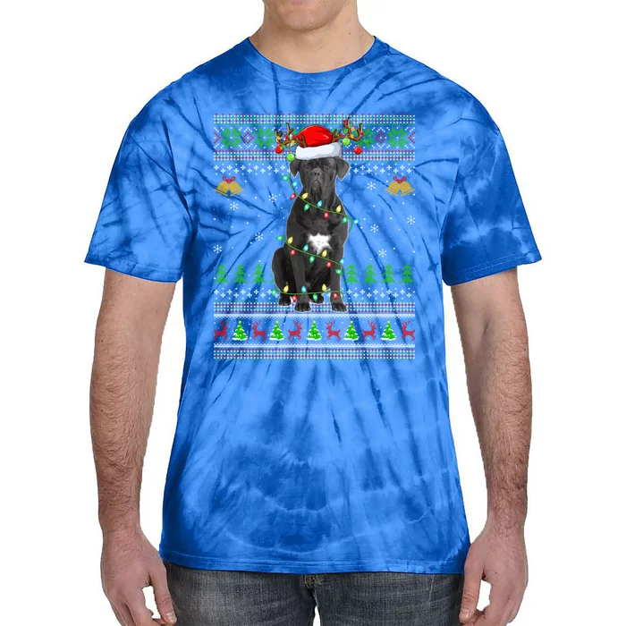 Cane Corso Dog Lover Xmas Santa Cane Corso Ugly Christmas Meaningful Gift Tie-Dye T-Shirt