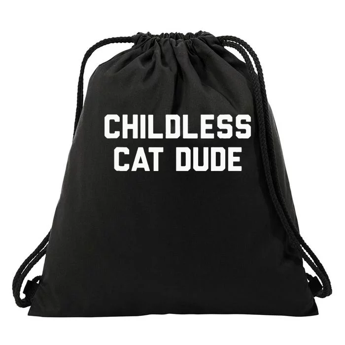 Childless Cat Dudes Drawstring Bag