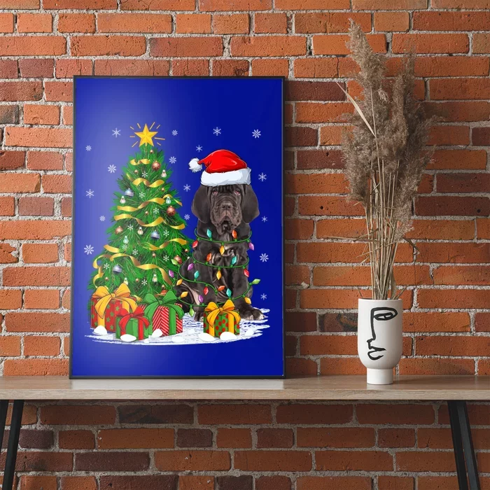 Cane Corso Dog Lover Xmas Tree Santa Cane Corso Christmas Great Gift Poster