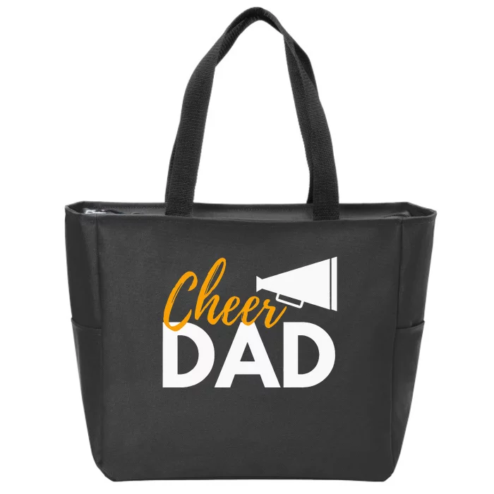 Cheerleading Cheerleader Dad Cheer Competition Cheer Dad Zip Tote Bag