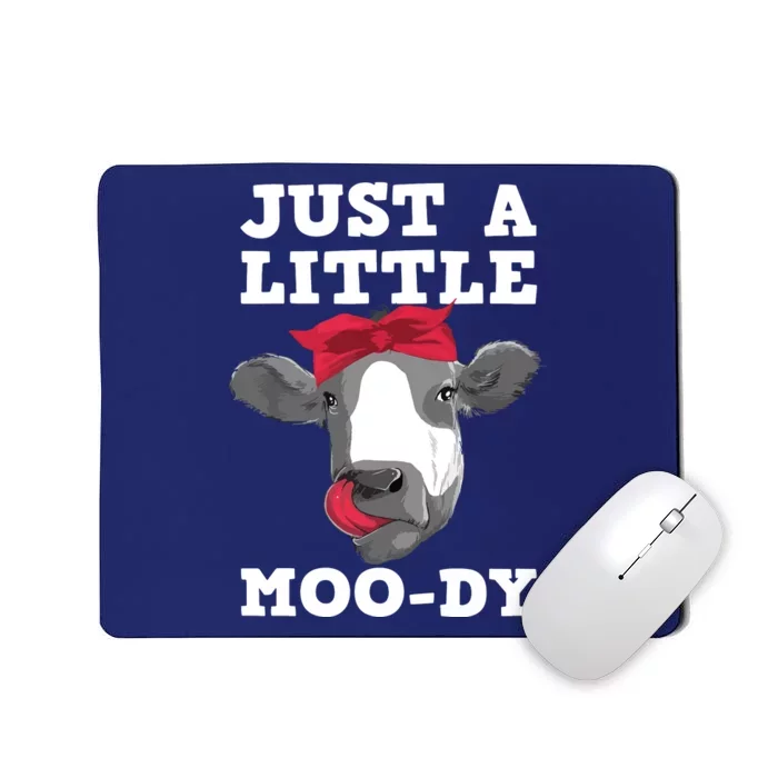 Cute Cow Design For Dairy Cow Lover Cattle Farming Mousepad