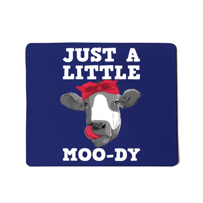 Cute Cow Design For Dairy Cow Lover Cattle Farming Mousepad