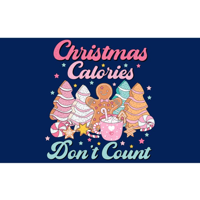 Christmas Calories Dont Count Funny Holiday Bumper Sticker