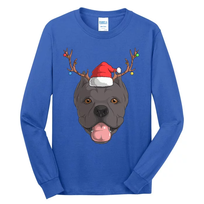 Cane Corso Dog Santa Claus Christmas Xcool Giftmas Canine Gift Tall Long Sleeve T-Shirt