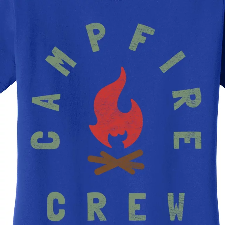 Campfire Crew Design For Outdoor Camping Groups And Friends Gift Women's T-Shirt