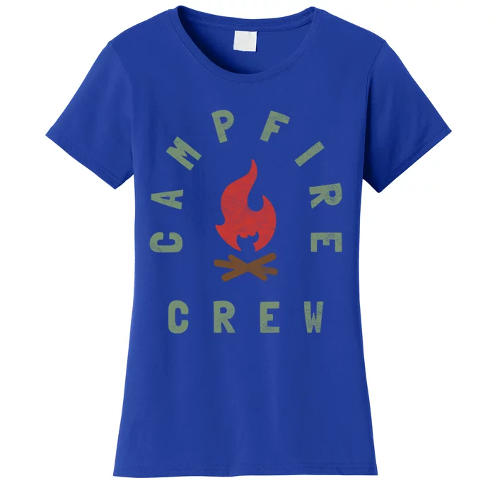 Campfire Crew Design For Outdoor Camping Groups And Friends Gift Women's T-Shirt