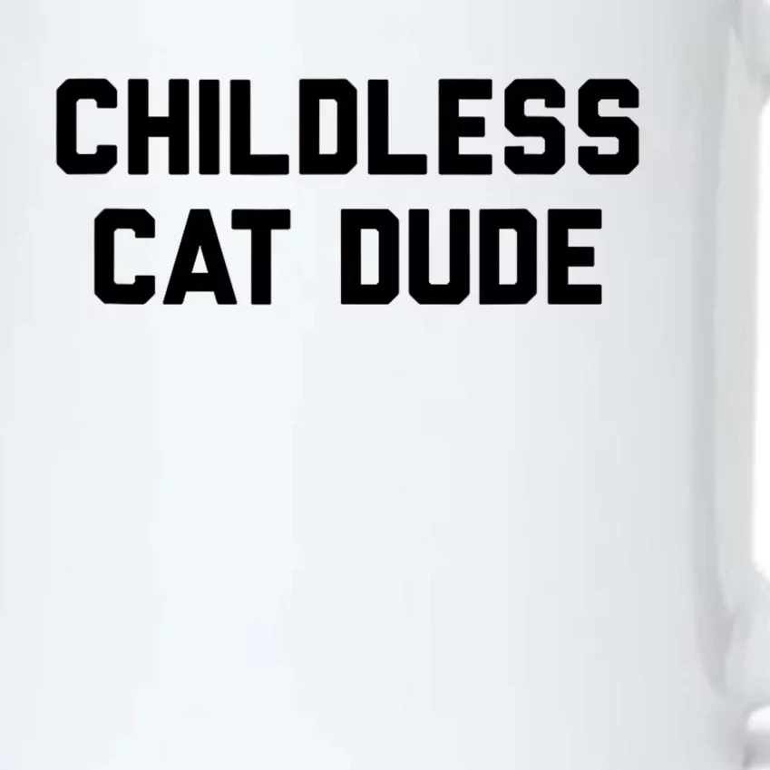 Childless Cat Dudes Black Color Changing Mug