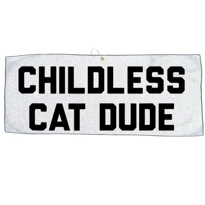 Childless Cat Dudes Large Microfiber Waffle Golf Towel