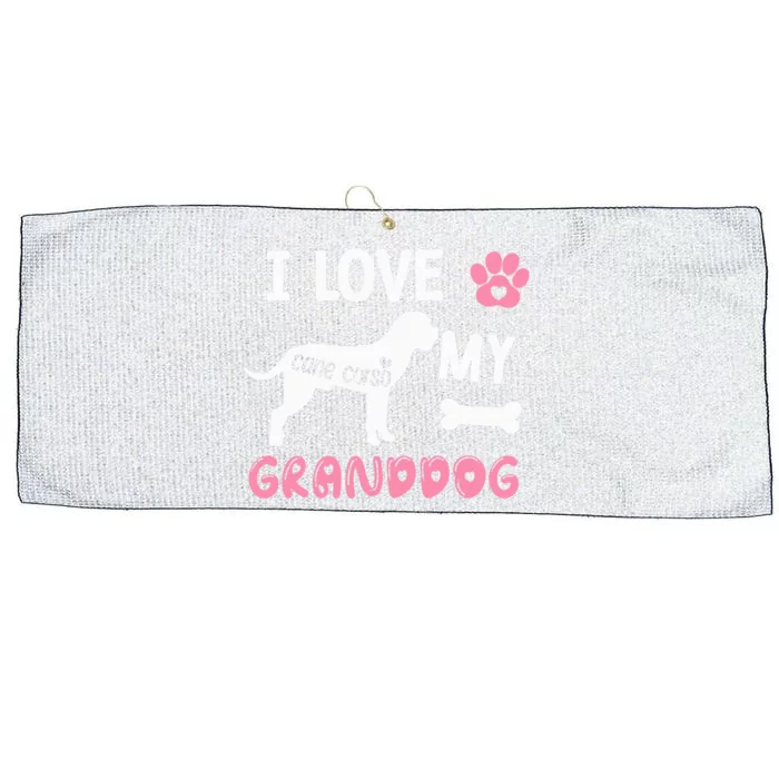 Cane Corso Dog Grandma Gifts Love My Granddog Dog Pet Lover Large Microfiber Waffle Golf Towel