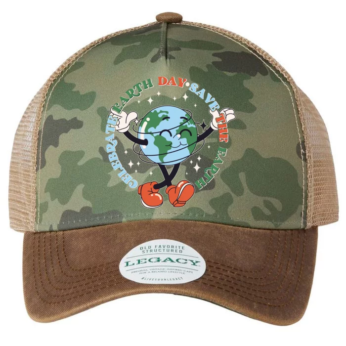 Cute Celebrate Earth Day Save The Earth Legacy Tie Dye Trucker Hat