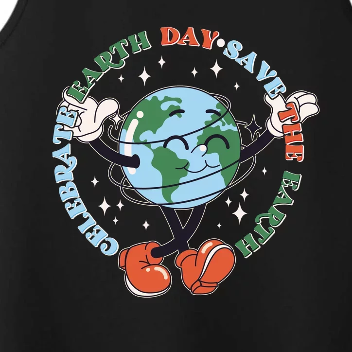 Cute Celebrate Earth Day Save The Earth Performance Tank