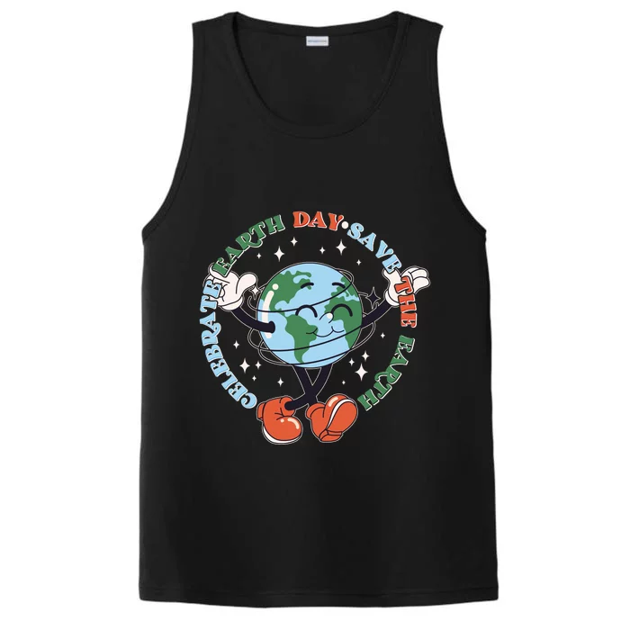 Cute Celebrate Earth Day Save The Earth Performance Tank