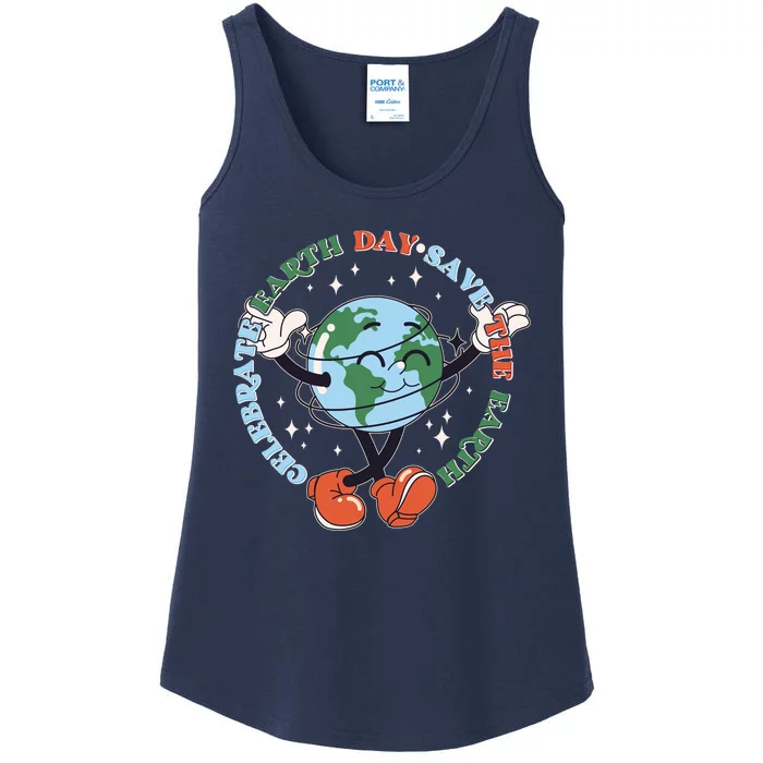 Cute Celebrate Earth Day Save The Earth Ladies Essential Tank