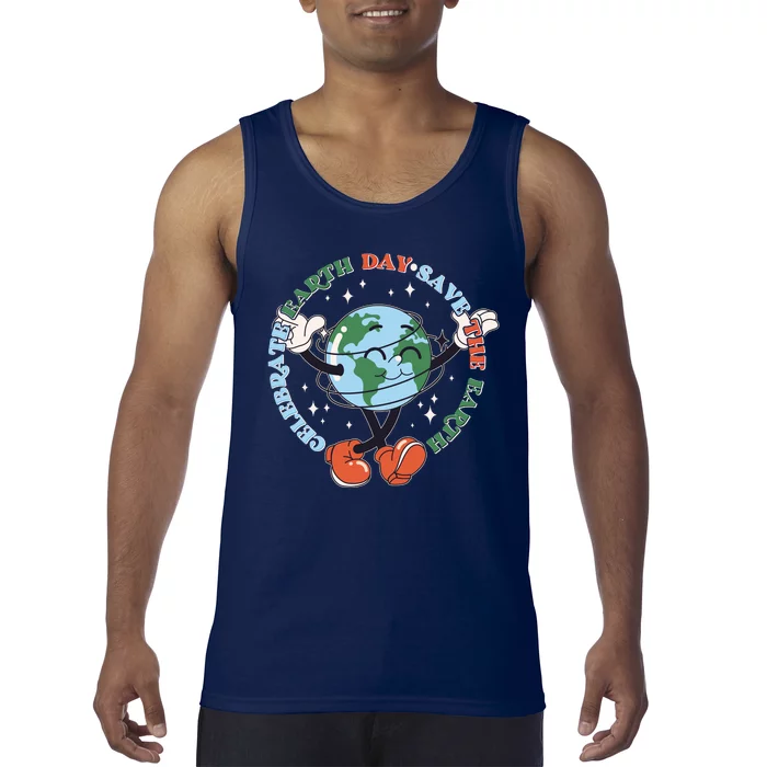 Cute Celebrate Earth Day Save The Earth Tank Top