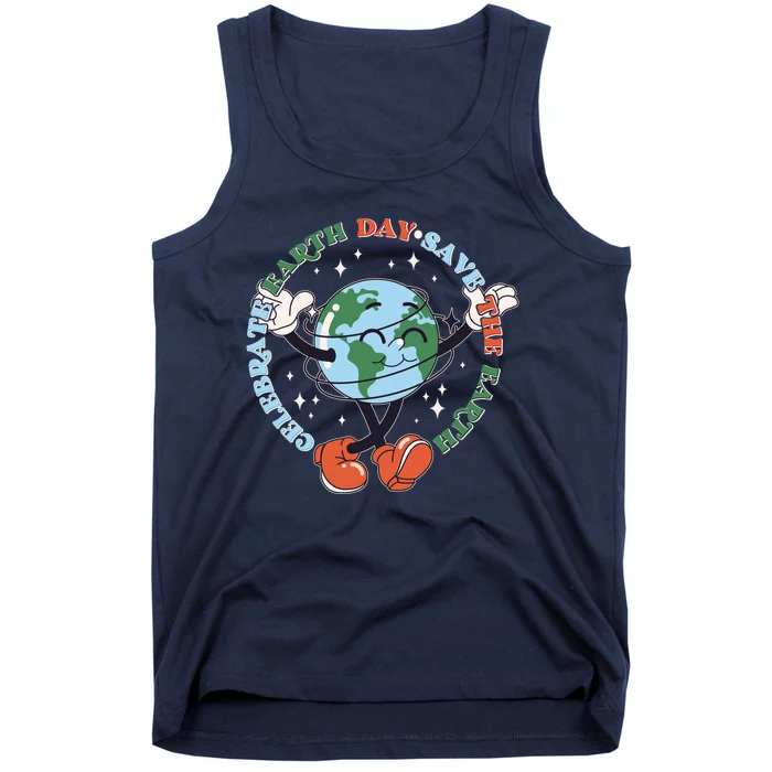 Cute Celebrate Earth Day Save The Earth Tank Top