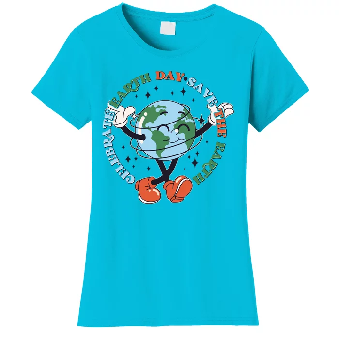 Cute Celebrate Earth Day Save The Earth Women's T-Shirt