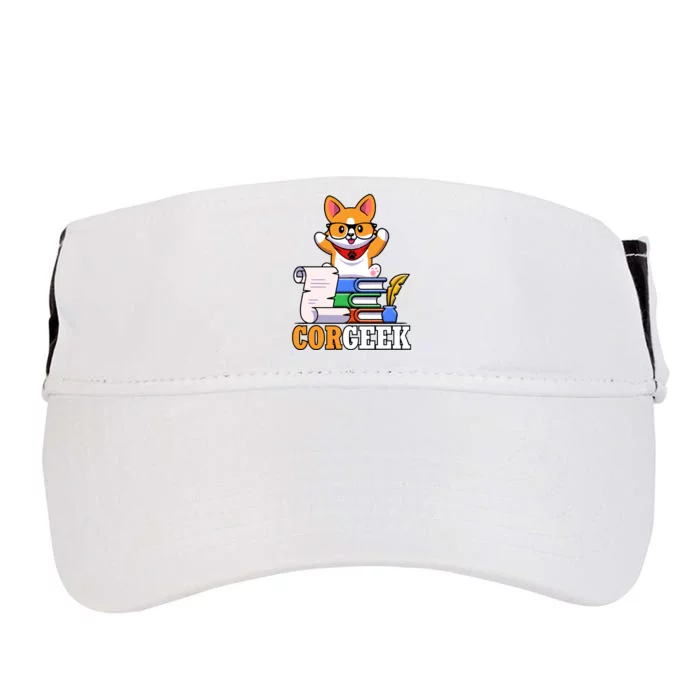 CORGEEK Cute Educated Corgi Adult Drive Performance Visor