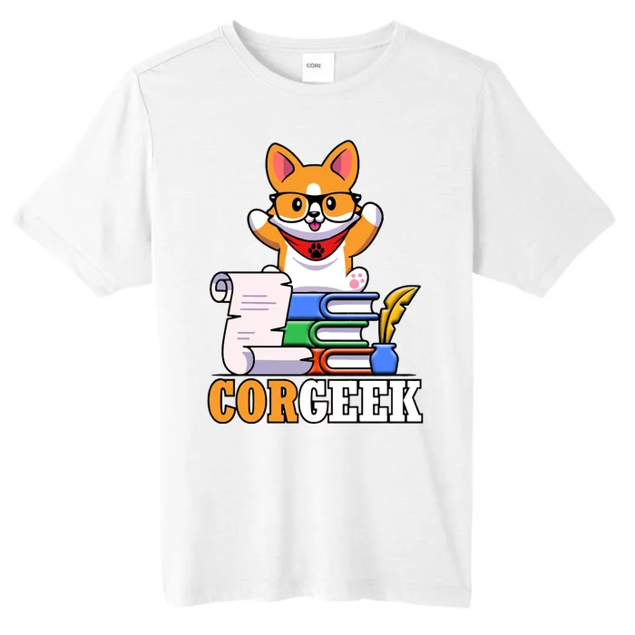 CORGEEK Cute Educated Corgi ChromaSoft Performance T-Shirt