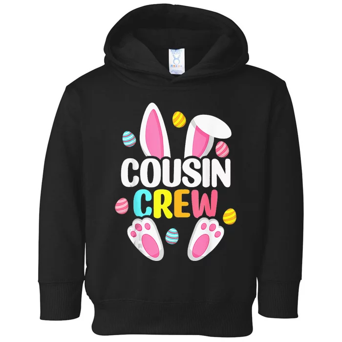 Cousin Crew Easter Bunny Family Matching Toddler Hoodie