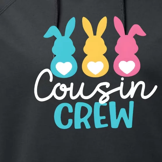 Cousin Crew Easter Day Easter Family Performance Fleece Hoodie