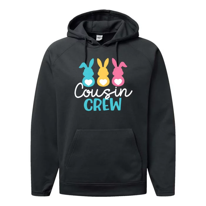 Cousin Crew Easter Day Easter Family Performance Fleece Hoodie