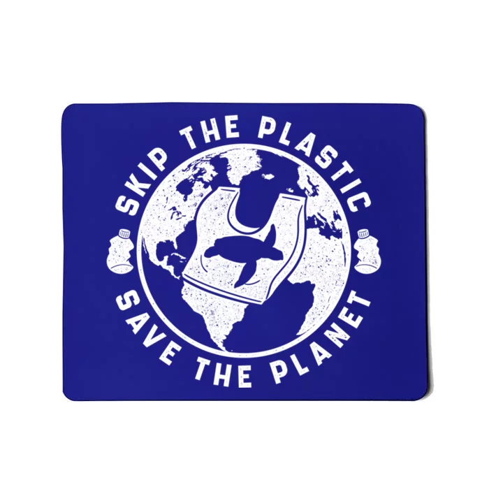 Climate Change Environt Skip Plastic Water Pollution Gift Mousepad